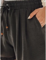 Dámské látkové šortky SUMMER černé Dstreet model 21987193 - FashionStreet Dámské látkové šortky SUMMER černé Dstreet model 21987193 - FashionStreet