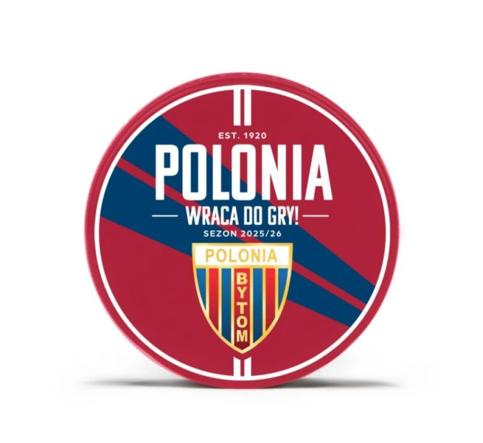 Hokejový puk Polonia Bytom Back to the Game RED Ltd SREBKR-POWRR