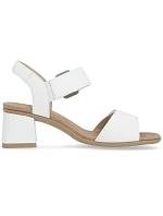 Dámské kožené sandály Remonte by Rieker D1K51-80 v bílé barvě