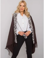 Šála AT SZ BF48420 hnědo-bílá Šála AT SZ BF48420 hnědo-bílá