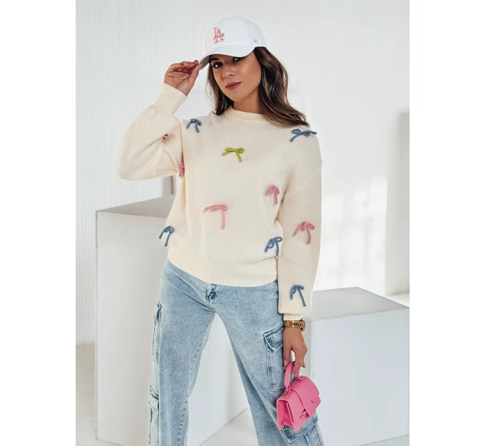 Dámský svetr v velikosti beige Dstreet model 21982131 - FashionStreet