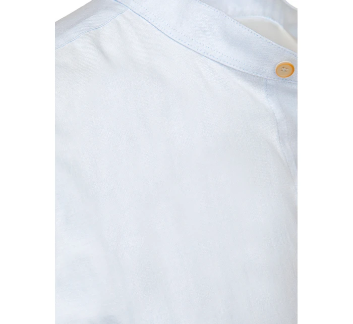 Pánská modrá košile s krátkým rukávem FashionStreet KX1048