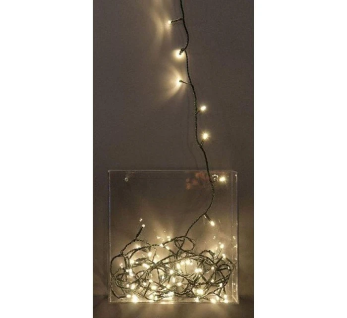 VÁNOČNÍ STROMEK SVĚTELNÝ ŘETĚZ 120 VEDL TEPLÁ BÍLÁ