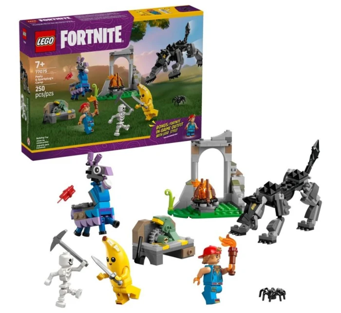 LEGO Fortnite 77075 Skiny a Spark a Camp