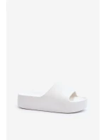 Dámské žabky na tlusté podrážce bílé model 21649910 - Boto Dámské žabky na tlusté podrážce bílé model 21649910 - Boto