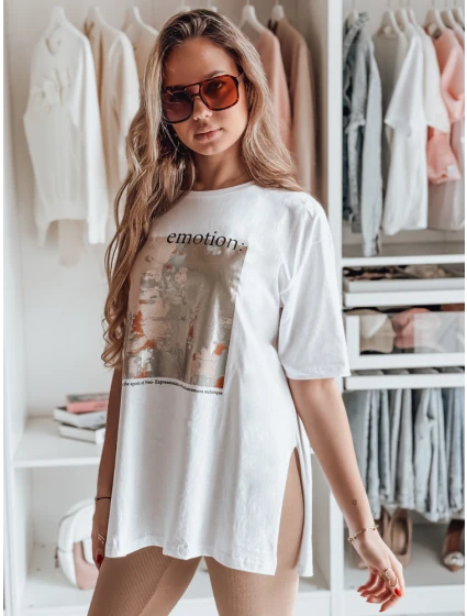 Dámské tričko EMLOT bílé FashionStreet RY2622