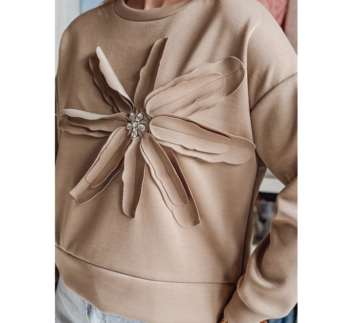 Dámská oversize mikina s květinami Dstreet model 21986560 - FashionStreet Dámská oversize mikina s květinami Dstreet model 21986560 - FashionStreet