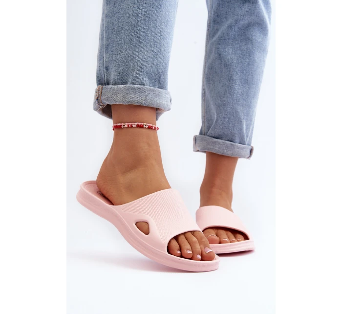 Klasické dámské žabky růžové model 21646853 - Boto Klasické dámské žabky růžové model 21646853 - Boto