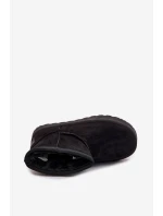 Dětské sněhule s kožíškem Big Star Černé model 21708592 - Big Star Shoes Dětské sněhule s kožíškem Big Star Černé model 21708592 - Big Star Shoes