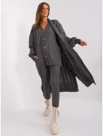 Kardigan BA SW  ciemny szary model 21107628 - FPrice