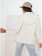 Dámská přechodná prošívaná bunda ZERNI bílá FashionStreet TY4176