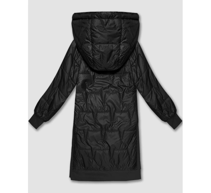 Jednoduchá černá bunda s ozdobným prošíváním S'West (B8393-1) Jednoduchá černá bunda s ozdobným prošíváním S'West (B8393-1)