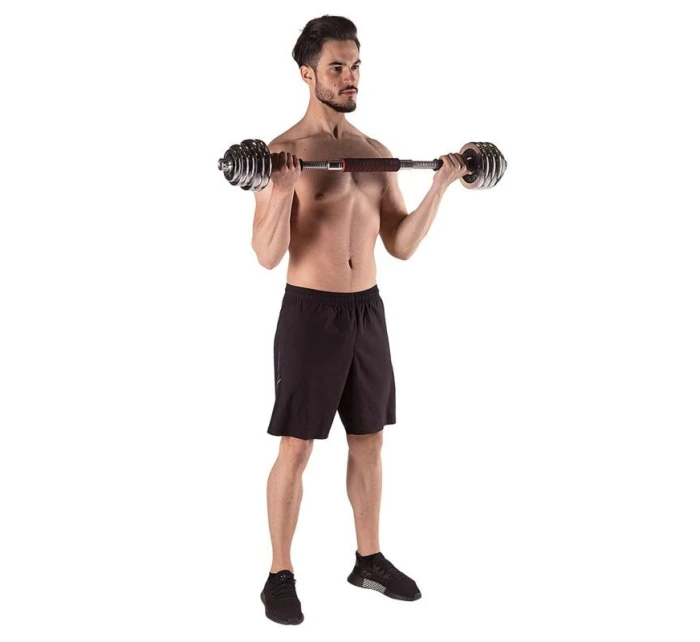 Činky a popruhy v kufříku 2 v 1 SGP30 HMS 2x15 kg