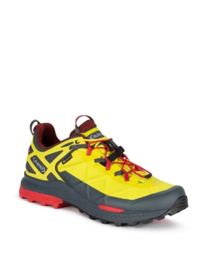 Aku Rocket DFS Gore-tex pánská turistická obuv žlutá