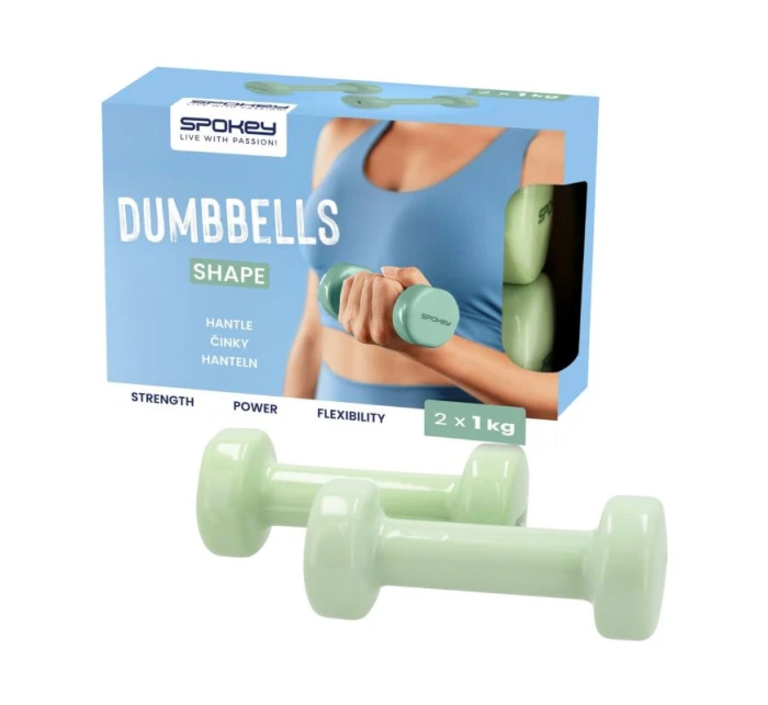 Shape kg činky zelené model 21813693 - Spokey Shape kg činky zelené model 21813693 - Spokey