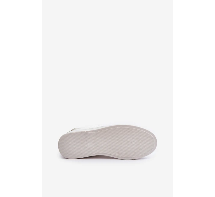 Pánské Tenisky Z Eko Kůže Big Star OO174020 Bílé Pánské Tenisky Z Eko Kůže Big Star OO174020 Bílé