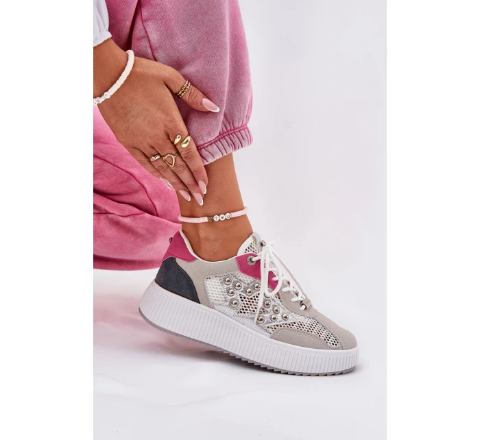 Dámské Sportovní Boty Se A Šedé model 21687867 - Boto Dámské Sportovní Boty Se A Šedé model 21687867 - Boto