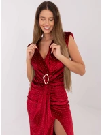 Šaty IT SK 21171 1.03P bordó Šaty IT SK 21171 1.03P bordó