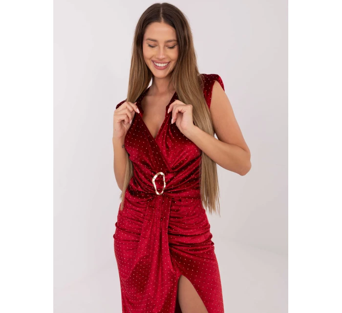 Šaty IT SK 21171 1.03P bordó Šaty IT SK 21171 1.03P bordó