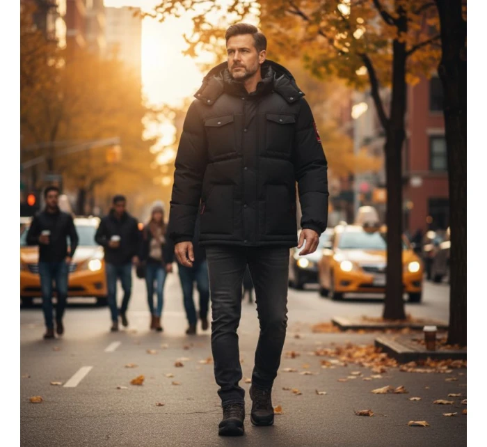 Pánská bunda WY3882H/GN Černá - Geographical Norway