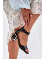 Sandály na podpatku model 213930 Step in style Sandály na podpatku model 213930 Step in style