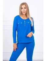 Sada na krk s chrpovou modří