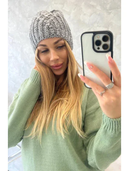 Veselá fleecová čepice model 18750213 - K-Fashion Veselá fleecová čepice model 18750213 - K-Fashion