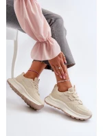 Dámské Tenisky HI-POLY SYSTEM Big Star NN274A105 Bežové Dámské Tenisky HI-POLY SYSTEM Big Star NN274A105 Bežové