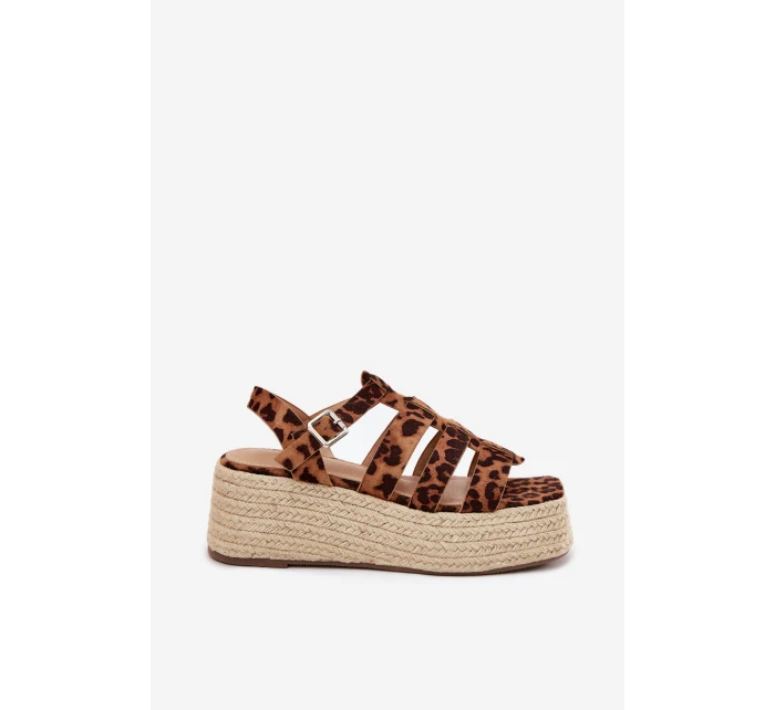 Dámské sandály s pásky a pletením model 21698921 - Boto