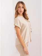 Bluzka model 21786304 beżowy - FPrice