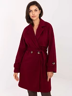 Kabát IT EN A9589.58 bordó