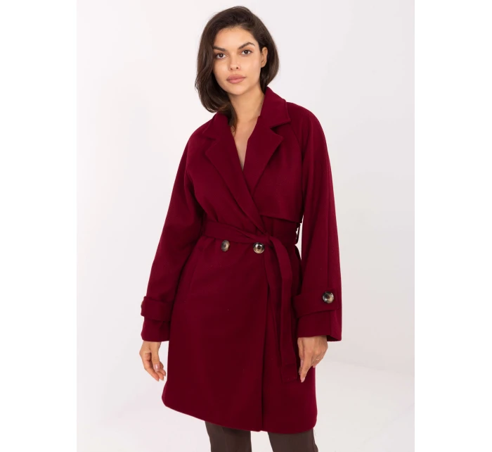 Płaszcz IT PL model 21302305 bordowy - FPrice