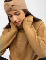 Sweter LC SW model 21755173 camelowy - FPrice Sweter LC SW model 21755173 camelowy - FPrice