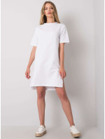 RUE PARIS Základní bílé šaty
