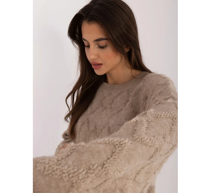 Dámský svetr AT SW 2361.61 Béžová - FPrice