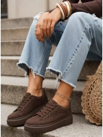 Dámské hnědé tenisky Dstreet model 21996196 - FashionStreet