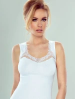 Dámská košilka Eldar Porta Plus bílá 2XL-3XL