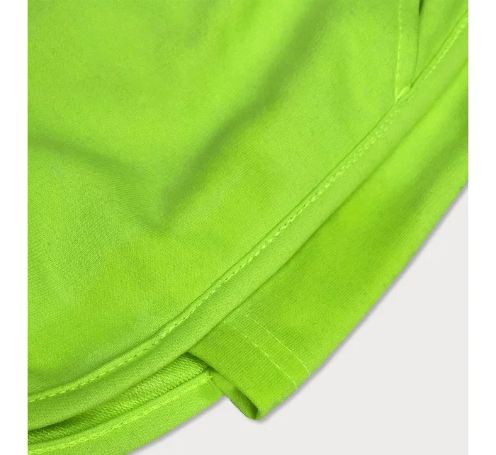 Dámské sportovní šortky v neonově zelené barvě (8K951-153) Dámské sportovní šortky v neonově zelené barvě (8K951-153)