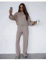 Béžový dámský komplet s  mikina a kalhoty model 21470475 - Moon