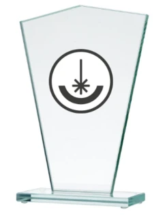 Gravírovaná skleněná trofej