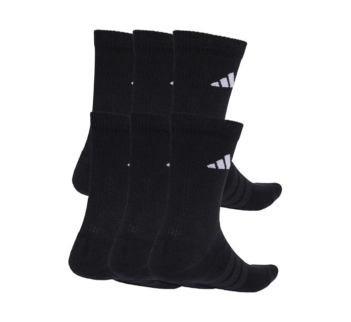 Adidas Cushioned Crew 6 párů ponožek černé KE5499 Adidas Cushioned Crew 6 párů ponožek černé KE5499