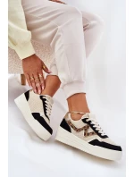 Dámské Sportovní Boty Na Platformě Leopardí Černé model 21688956 - Boto Dámské Sportovní Boty Na Platformě Leopardí Černé model 21688956 - Boto