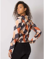 Halenka DHJ BZ 15251.82 černá a béžová