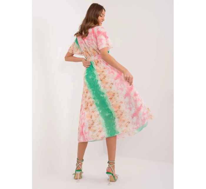 Sukienka DHJ SK  jasny różowy model 20095263 - FPrice