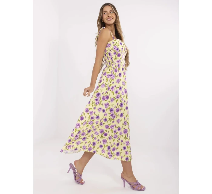 Sukienka MI SK  jasny żółty model 21124356 - FPrice