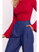 model 20475988 Široké kalhoty modré - Moe