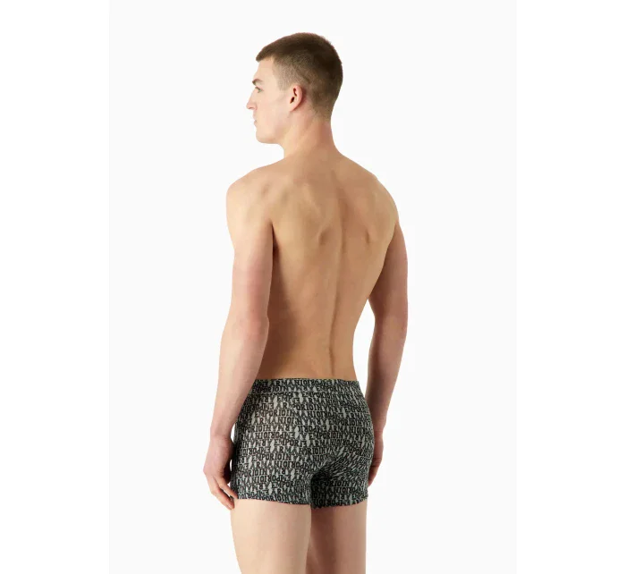 Pánské boxerky  šedé se vzorem  model 19009219 - Emporio Armani