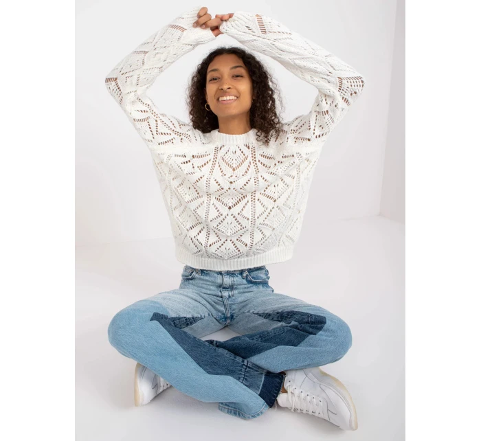 Dámský svetr LC SW 0254.64 smetanový - Rue Paris Dámský svetr LC SW 0254.64 smetanový - Rue Paris