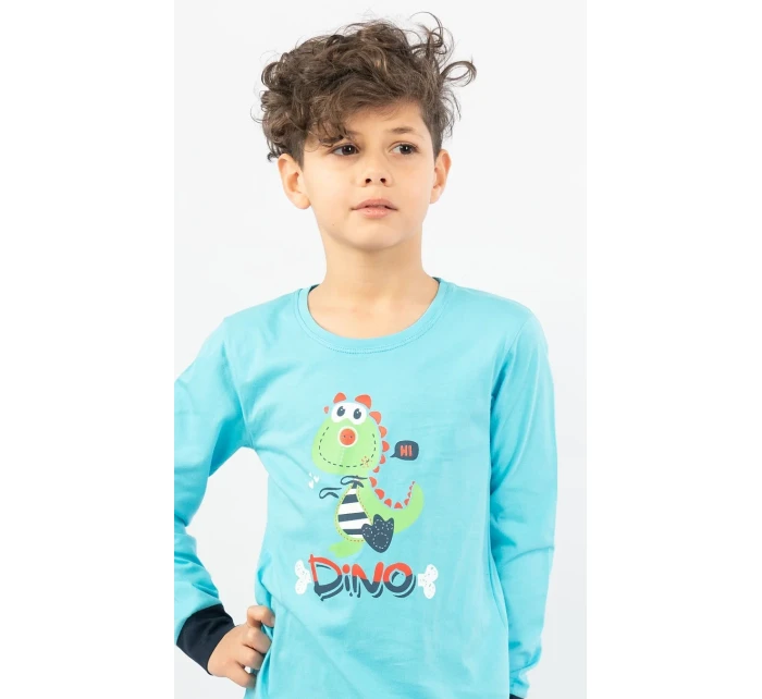 Dětské pyžamo dlouhé Dino