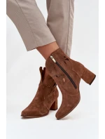 Boty na podpatku  model 219132 Step in style